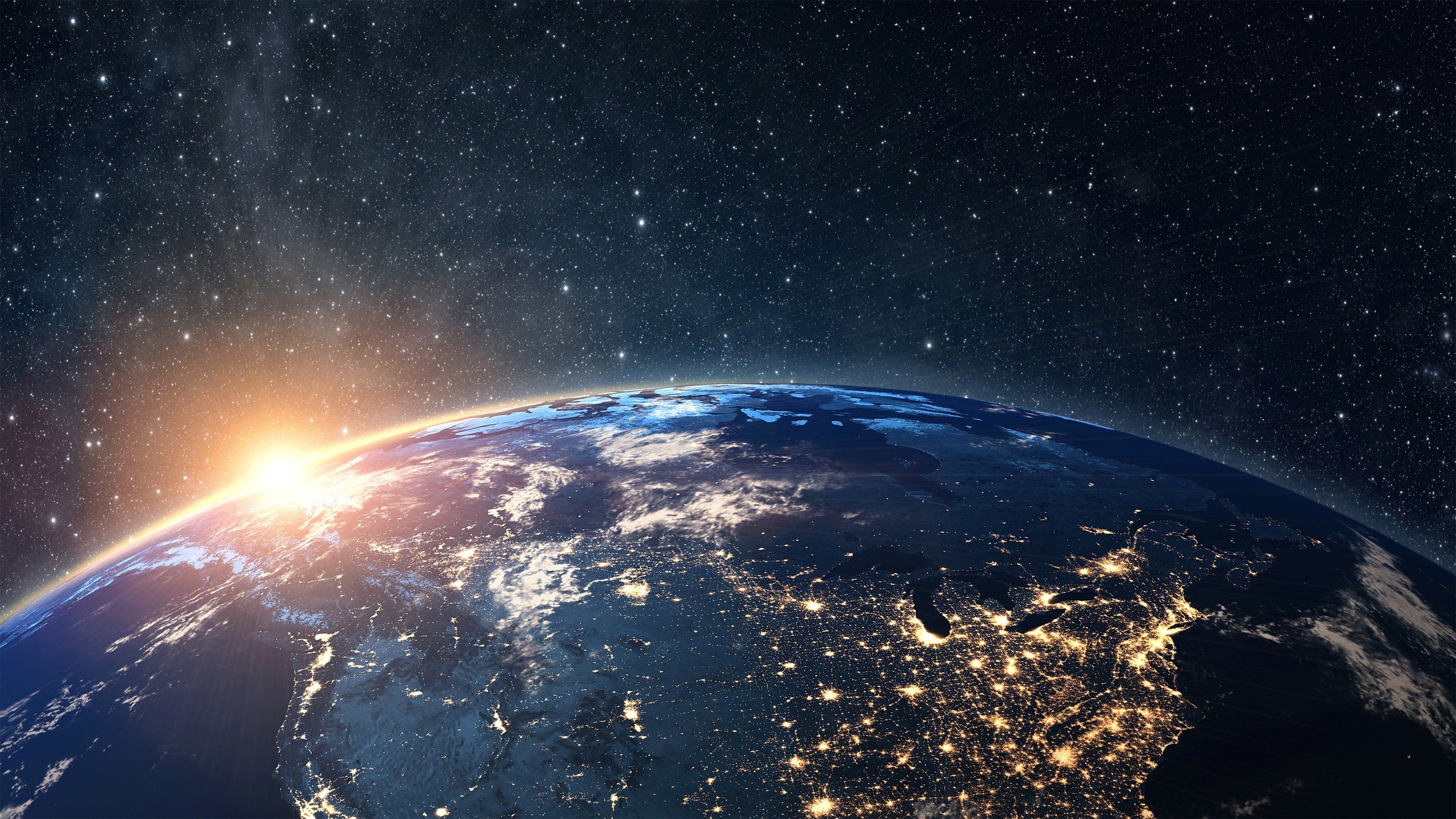 Cena de Raio-X do Planeta Terra