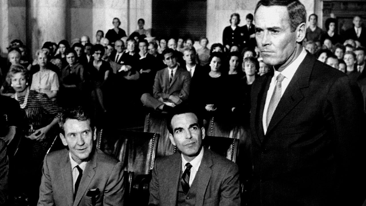 Cena do filme Tempestade Sobre Washington