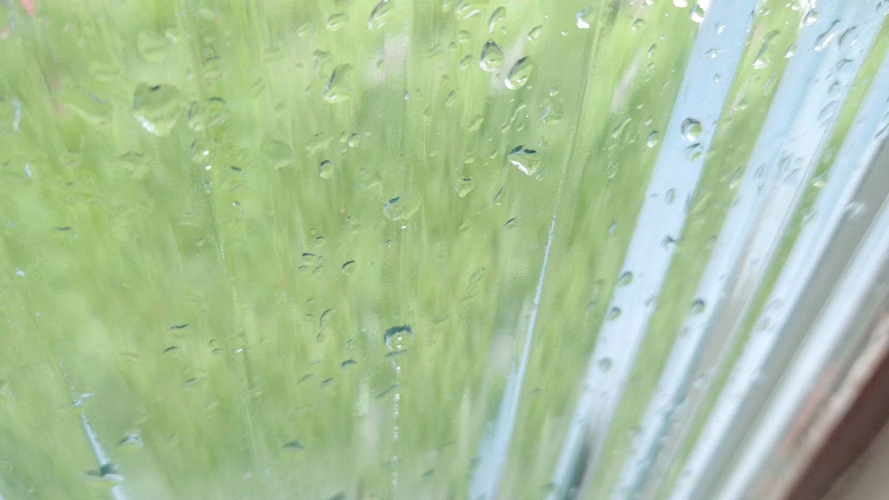 Cena do filme quando chove em um sábado