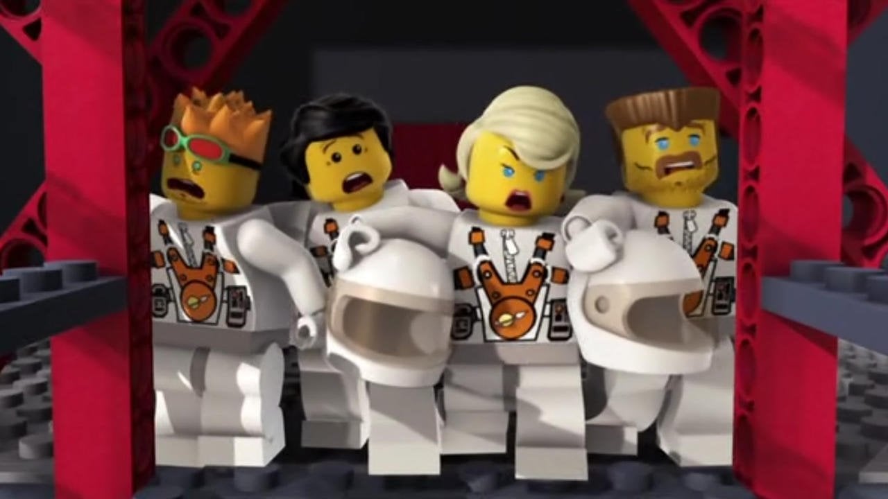 Cena do filme LEGO: As Aventuras de Clutch Powers