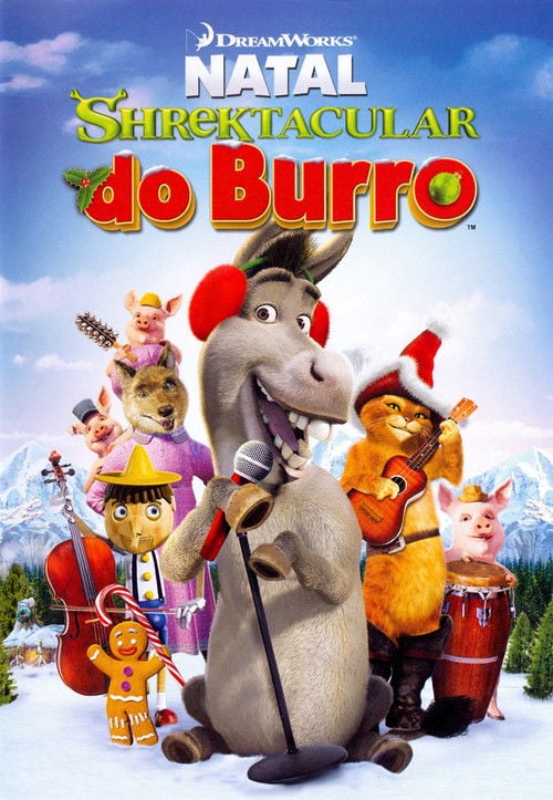 Poster do filme Natal Shrektacular do Burro