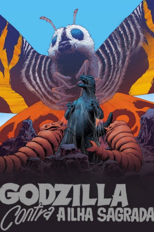 Poster do filme Godzilla Contra a Ilha Sagrada